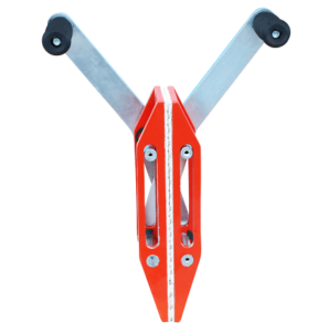 ABACO double clamp 60- white rubber
