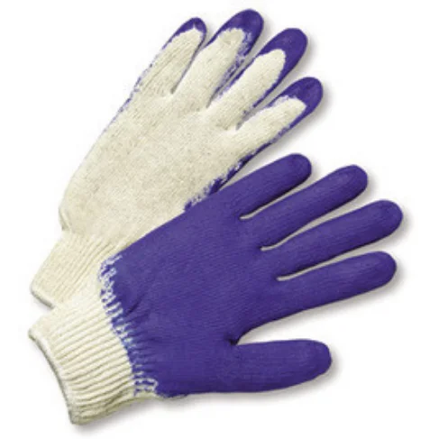RADNOR RUBBER COATED COTTON/POLY GLOVE 12 PAIRS